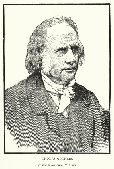 Thomas Guthrie (gravür) by James Dromgole Linton