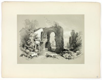 Aliscamps, W. Arles, Pitoresk Seçimlerden by James Duffield Harding