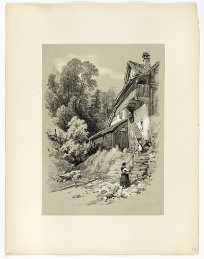 Pitoresk Seçimlerden Brunnen by James Duffield Harding