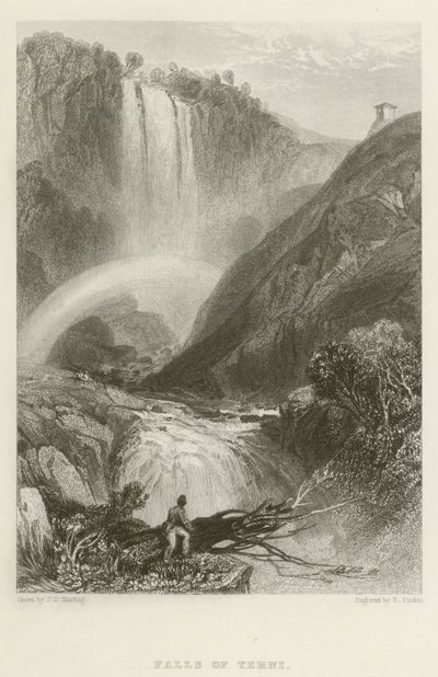 Terni Şelaleleri by James Duffield Harding