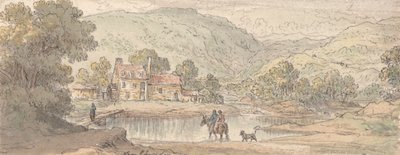 Bir Dağ Vadisinde Akıntıyı Geçmek by James Duffield Harding