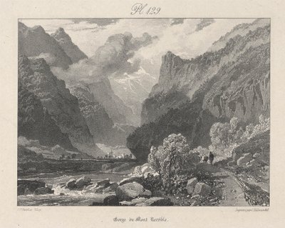 Korkunç Dağ Boğazı by James Duffield Harding