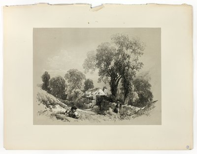 Betws y Coed yakınlarında, IN. Galler, Pitoresk Seçimlerden by James Duffield Harding