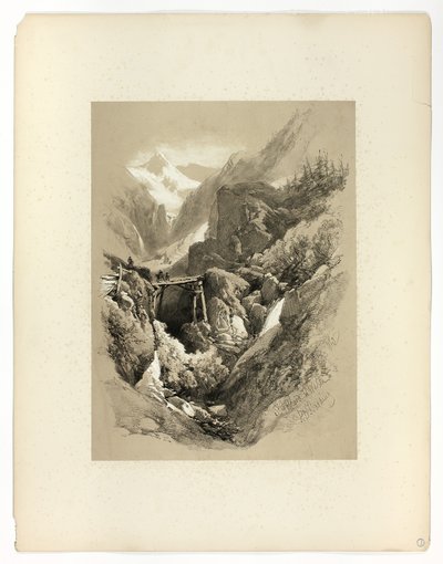 Pitoresk Seçimlerden Saint Gothard, W. Wasen by James Duffield Harding