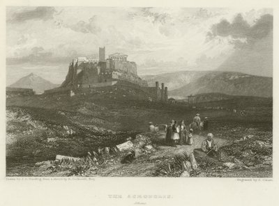 Akropolis, Atina by James Duffield Harding