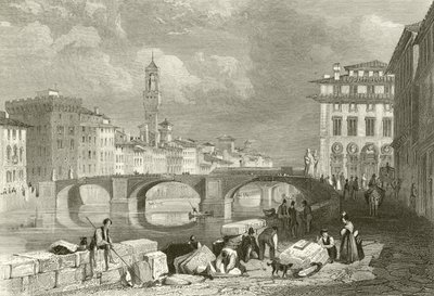 Santa Trinita Köprüsü by James Duffield Harding
