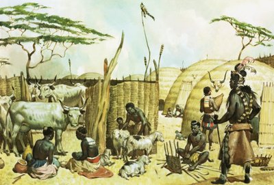 Zulu köyü by James Edwin McConnell