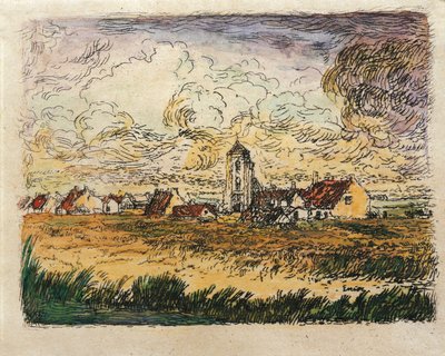 Belçika, Küçük Mariakerke Görünümü by James Ensor