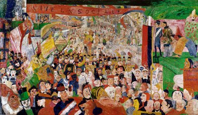 Mesih'in Brüksel'e Muzaffer Girişi by James Ensor