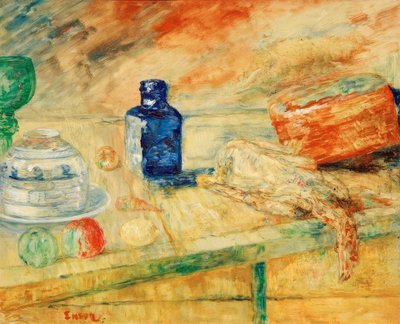 mavi şişe by James Sidney Ensor