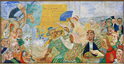 yırtık maske by James Sidney Ensor