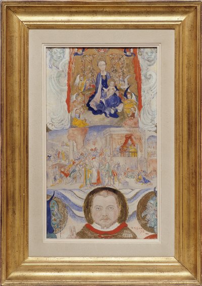 Simge, Eugene Demolder'ın Portresi by James Ensor