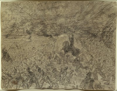 Joshua güneşi durdurur by James Ensor