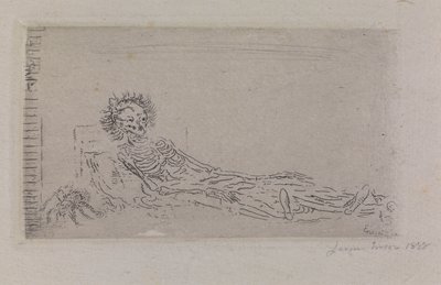 1960 Yılında Portrem by James Ensor