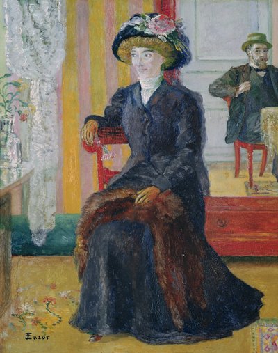 İki Portremiz by James Ensor