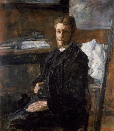 Sanatçı Willy Finch'in Portresi (Portrait du peintre Willy Finch) by James Ensor