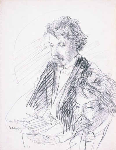 Sanatçının portresi, Henry de Groux by James Ensor