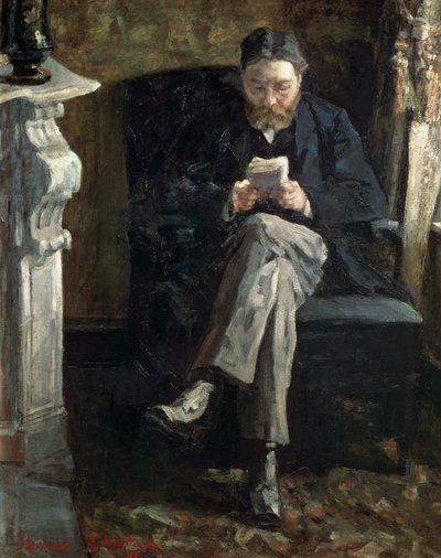 Sanatçının babasının portresi by James Ensor