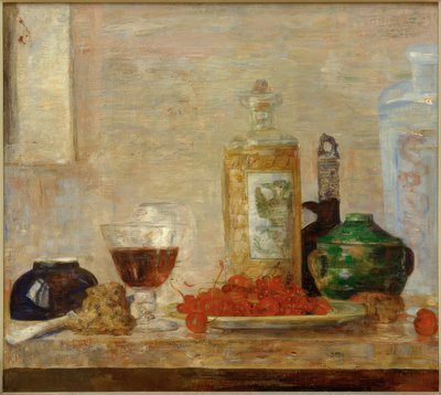 Kiraz ile natürmort by James Sidney Ensor