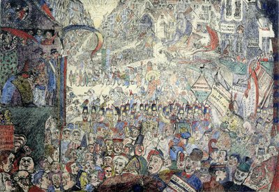 Mesih'in Brüksel'e Girişi by James Ensor