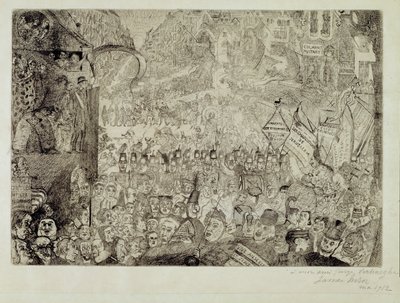 Mesih'in Brüksel'e Girişi by James Ensor