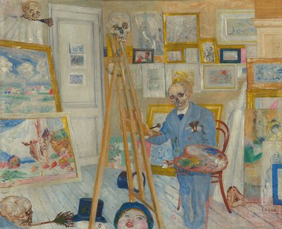 İskelet Ressamı by James Ensor