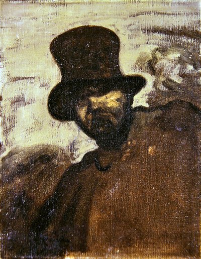 Komünist, c.1902 (tuval üzerine yağlı boya) by James Ferrier Pryde