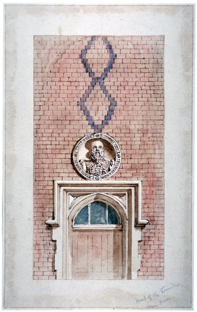 Van Dun Almshouses, Caxton Caddesi, Londra, 1852. by James Findlay