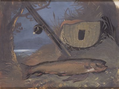 Somon (Cam üzerine yağlı) by James Flewitt Mullock