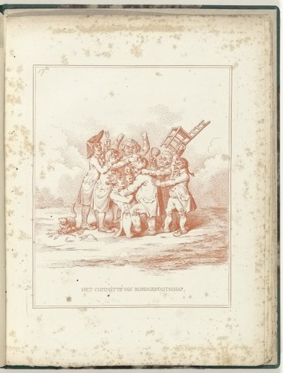 İttifak Komitesi, 1795 İttifak Komitesi (nesne üzerine başlık) Hollandia Regenetata (dizi adı) by James Gillray (possibly)