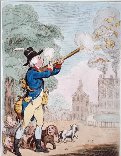 İyi Bir Atış veya Billy-Ranger, Güzel Bir Spor Ülkesinde Oyun Bekçisi, Hannah Humphrey tarafından 1792