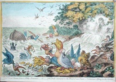 Bir Küçük Çeşmeden Büyük Bir Fırtına veya John Bull Yeni Vergilerin Selinde Bataklık: 1806