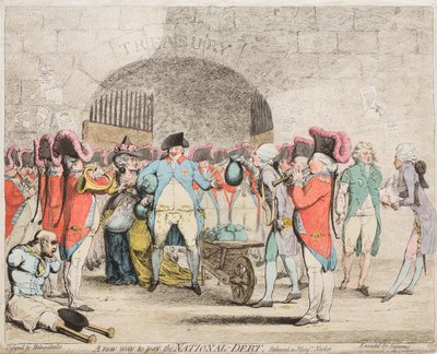 Ulusal Borç ödemenin yeni bir yolu by James Gillray