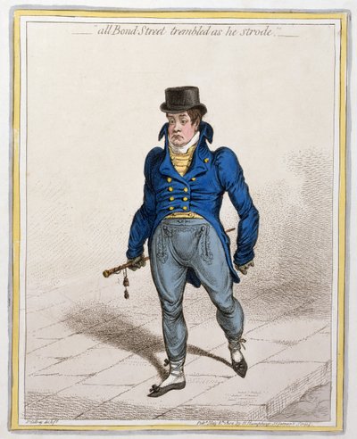 All Bond Street Trembled as o Strode, Hannah Humphrey tarafından yayınlandı, 1802 (gravür ve gravür) by James Gillray