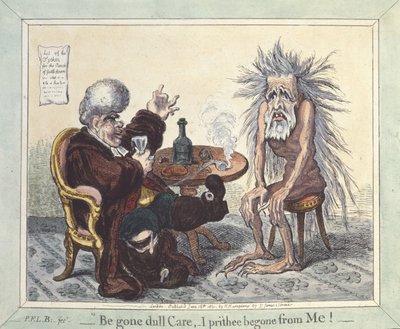 "Kötü Bakımı Bırak, Ben Benden Gittim", 1801 by James Gillray