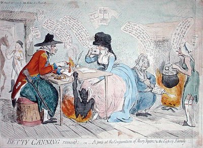 Betty Canning canlandı veya 1791