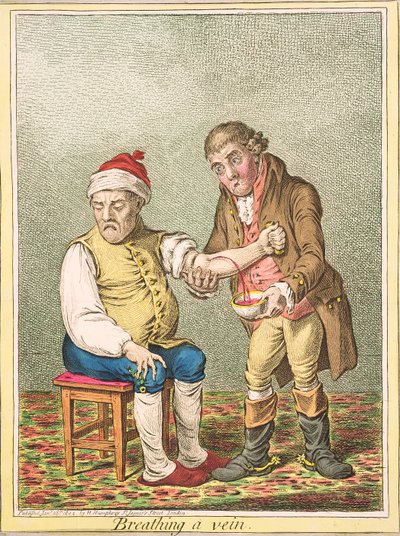 Bir Damarı Nefes Almak, Hannah Humphrey tarafından yayınlandı, 1804 by James Gillray
