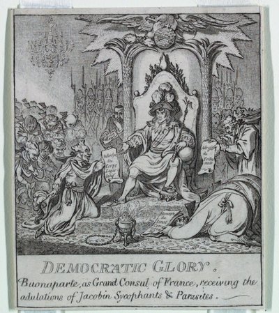 "Demokrasi veya Bir Eskiz o by James Gillray