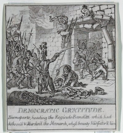 "Demokrasi veya Bir Eskiz o by James Gillray