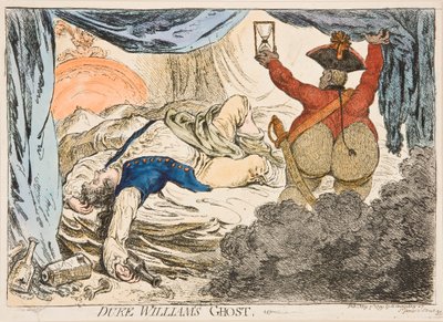 Duke William'ın Hayaleti by James Gillray