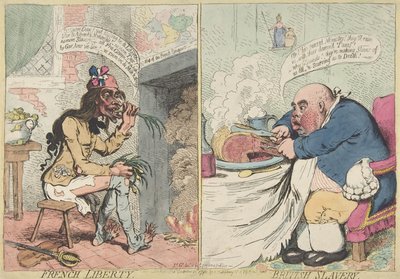 Fransız Özgürlük. İngiliz Köleliği, 21 Aralık 1792., 21 Aralık 1792. by James Gillray