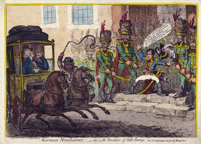 ALMANCA SABIRLILIK VEYA KÜÇÜK KEMİKLİLERİN ÜZÜLMESİ. 1803 (gravür) by James Gillray