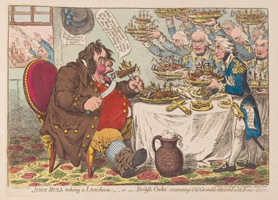 John Bull, Öğle Yemeği veya İngiliz Aşçıları Bonne Chere ile Old Grumble Gizzard