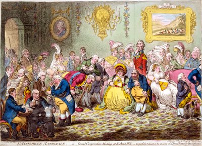 Ulusal Meclis, 1804. by James Gillray