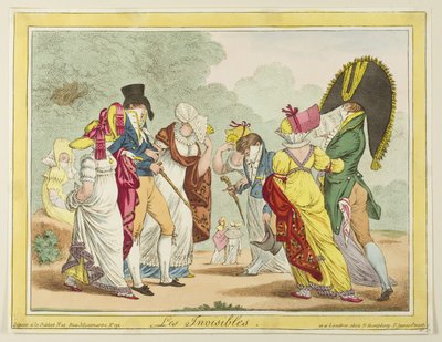 Görünmezler by James Gillray