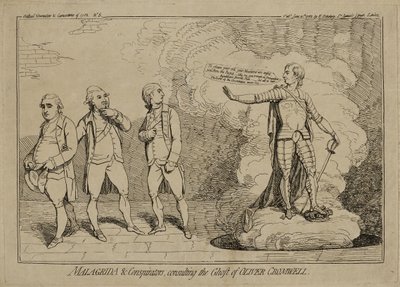 Malagrida and Conspirators, Consulting the Ghost of Oliver Cromwell, 10 Haziran 1782