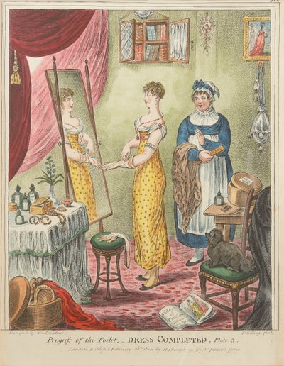 Tuvaletin İlerlemesi: Elbise Tamamlandı, Resim 3 by James Gillray