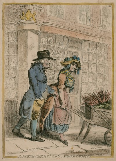 Sandviç-Havuç - Lady Sandwich Havuç by James Gillray