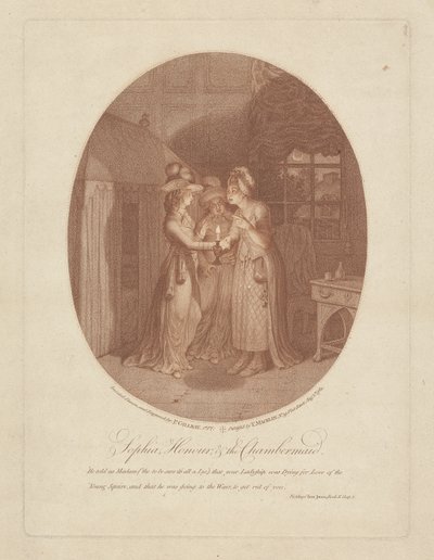 Sophia, Onur ve Hizmetçi, Henry Fielding (1707-54) tarafından Tom Jones