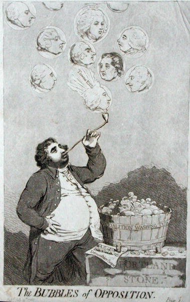 Muhalefetin Baloncukları by James Gillray